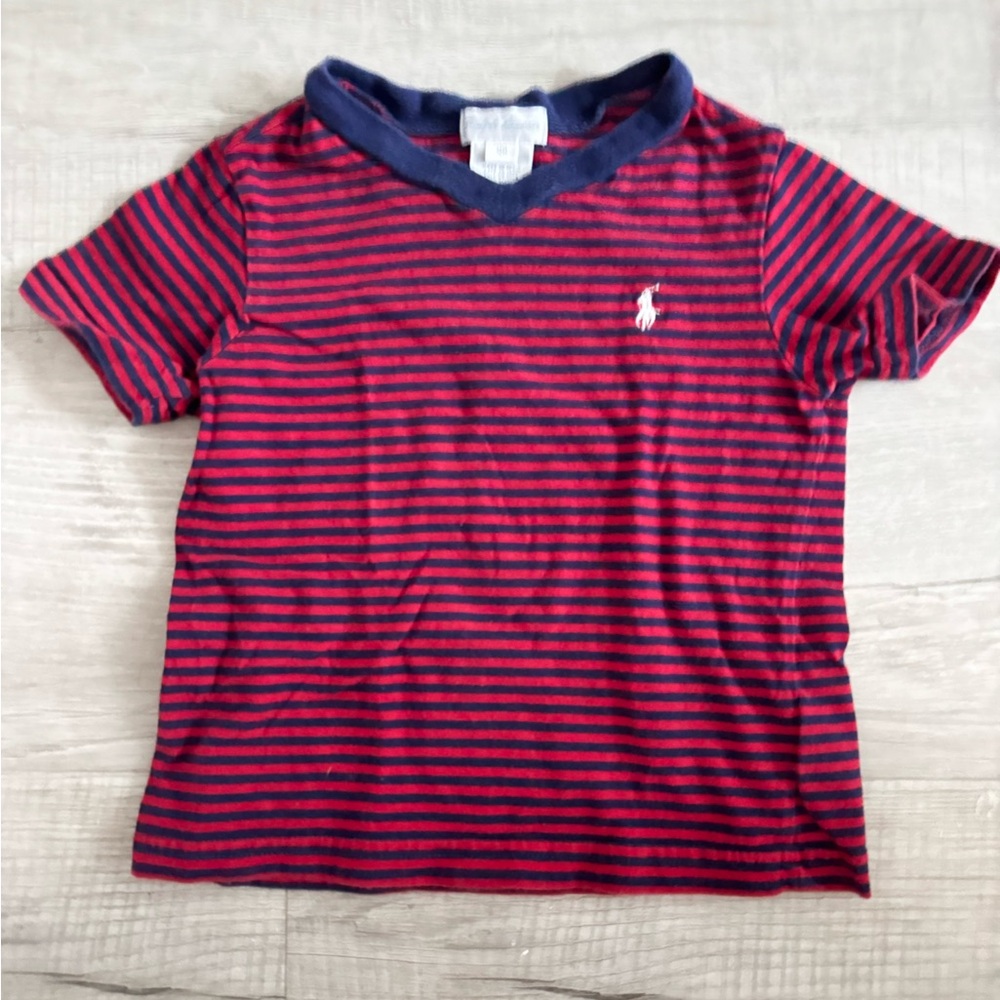 Polo Ralph Lauren Baby Striped Tee Shirt Size 12m